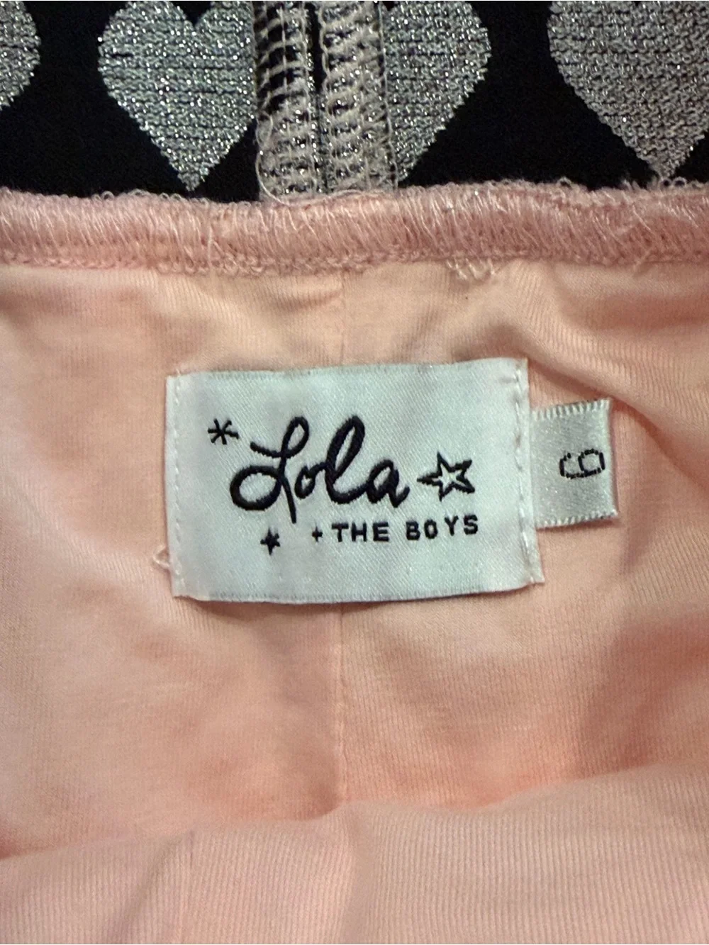 Lola + The Boys Pink Girls Matching Set with Heart Belt